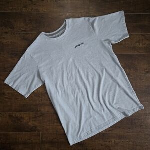 Patagonia Responsibili-Tee Blue Gray Size Medium